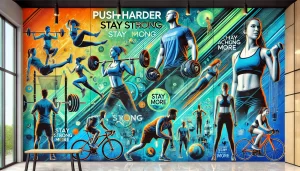 131 Mẫu Vẽ Tranh Tường Phòng Gym