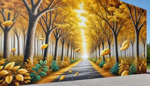 Vẽ Tranh Tường 3D: Xu Hướng Mới Trong Trang Trí Nội Thất