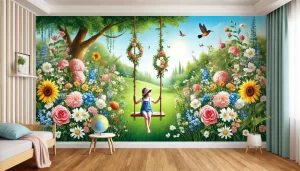 99 Mẫu vẽ tranh tường phòng ngủ dành cho bé ấn tượng