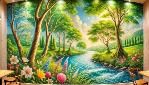 89 Mẫu Tranh Tường Quán Trà Sữa Đẹp