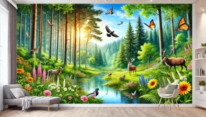 109 Mẫu Tranh Tường 3D