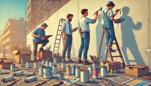 Các Kỹ Thuật Vẽ Tranh Tường Chuyên Nghiệp
