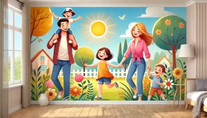 99 Mẫu vẽ tranh tường phòng ngủ dành cho bé ấn tượng