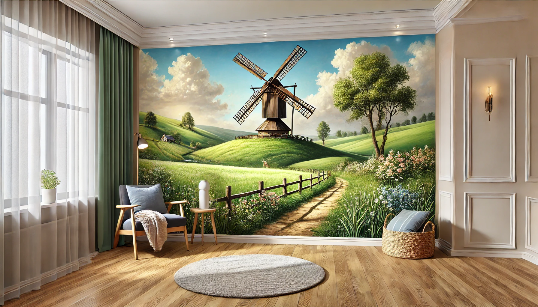 Ý Tưởng Vẽ Tranh Tường Cho Phòng Khách