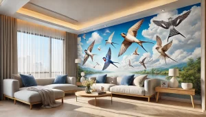Phong cách vẽ tranh tường: Nghệ thuật tạo nên không gian sống động
